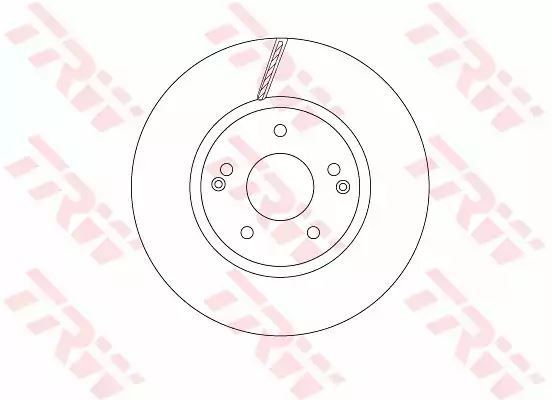 Tarcza hamulcowa przód Ssangyong ACTYON KORANDO 2,0 4WD 10- 298x26 TRW DF6804