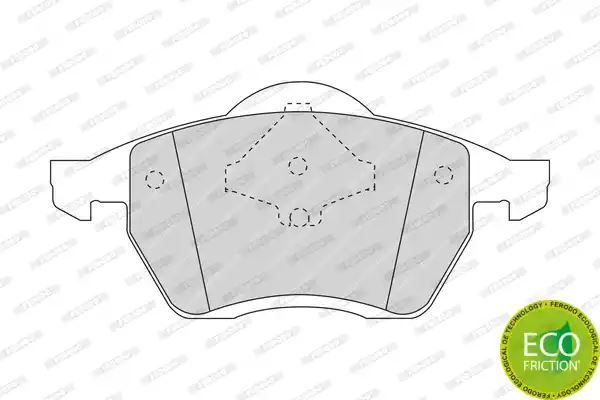 Klocki hamulcowe przód Ford GALAXY 95-06 Ferodo FDB1055