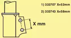 AMORTYZATOR RENAULT P. THALIA 1.4 16V/1.5DCI/1.6 16V 08.00- LE/PR 58MM KYB 333743