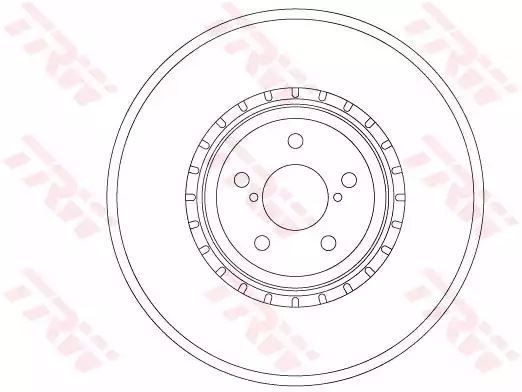 TARCZA HAM. SUBARU P. LEGACY/OUTBACK 03- TRW DF6923S