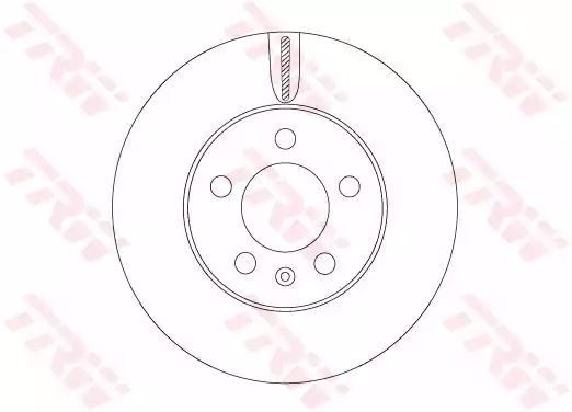TARCZA HAM. VW P. POLO 1,0 17- TRW DF6584