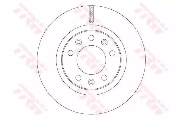 TARCZA HAM. PEUGEOT P. 308 1,2-2,0 13- TRW DF6785