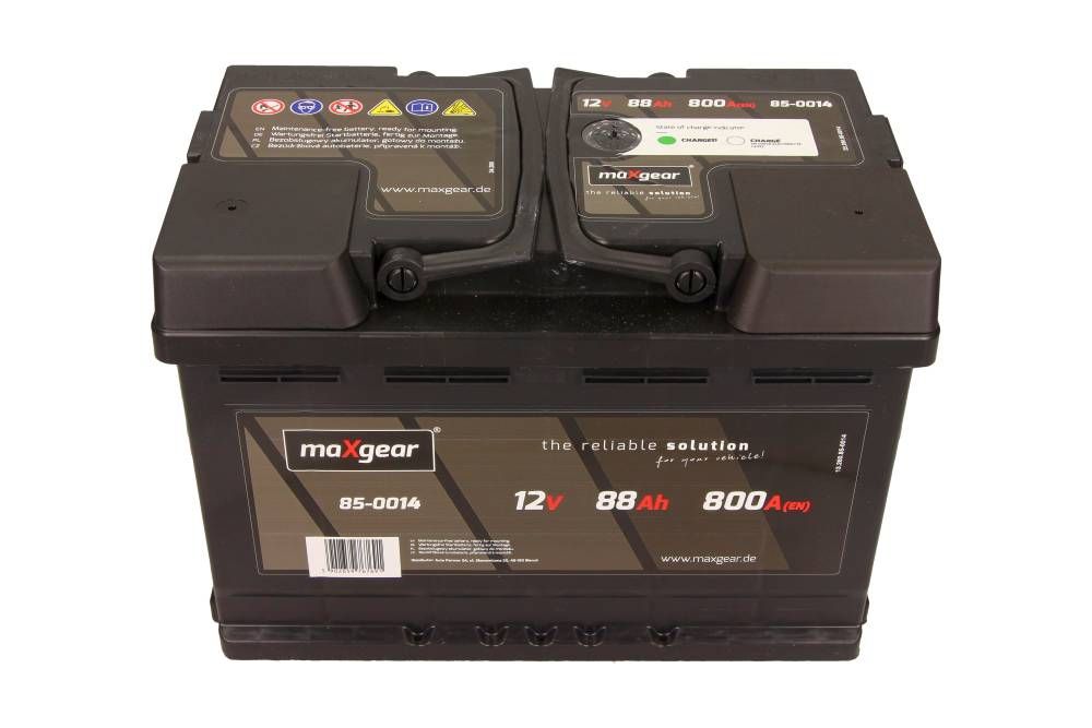 AKUMULATOR 12V 88AH 800A L - 278X175X190 Z OCZKIEM KONTROLNYM MaXgear 85-0014