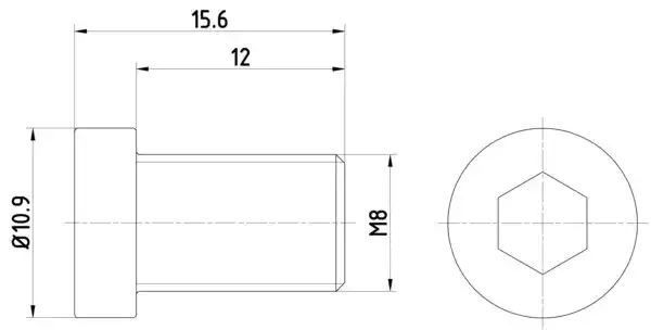 KPL=2SZT!!!! ŚRUBA TARCZY HAM. BMW P./T. 1/2/3/4/5/6/7/8/X5/Z4 80- Textar TPM0009