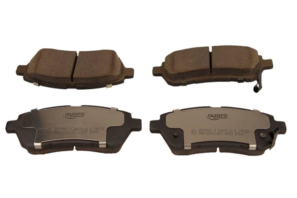 KLOCKI HAM. FORD P. FIESTA 08-/MAZDA 2/SWIFT 07-/DAIHATSU SIRION/MATERIA 05- QUARO SILVER CERAMIC QUARO QP0558C