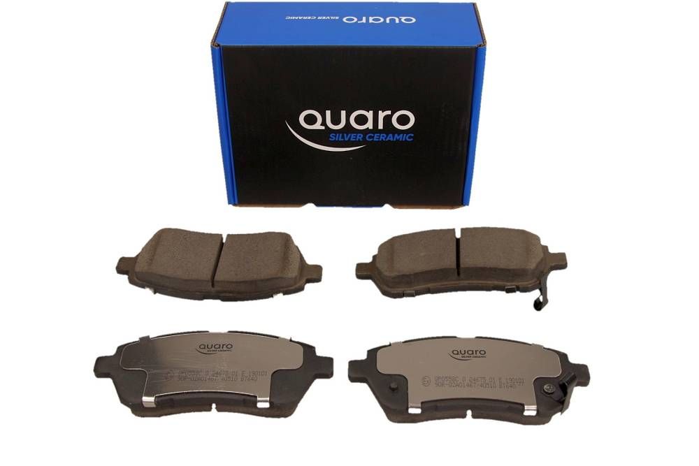 KLOCKI HAM. FORD P. FIESTA 08-/MAZDA 2/SWIFT 07-/DAIHATSU SIRION/MATERIA 05- QUARO SILVER CERAMIC QUARO QP0558C