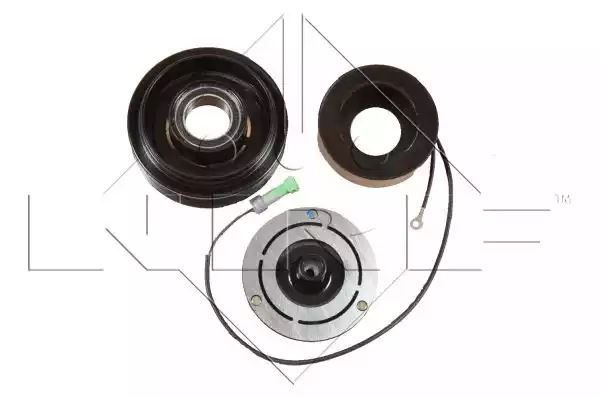 SPRZĘGŁO KOMPRESORA KLIMATYZACJI DENSO 7SBU16C 6PK/126MM 12V AUDI / VW 95- NRF 380038