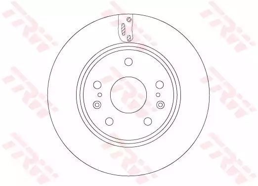 TARCZA HAM. SUZUKI P. SX4/VITARA 1,4-1,6 13- TRW DF6703