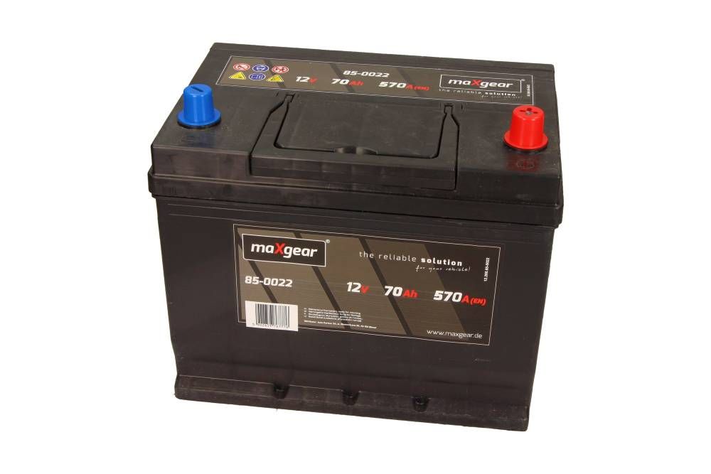 AKUMULATOR 12V 70AH 570A L- 261X175X225 JAPAN (KLEMY JAPAN + STANDARD) MaXgear 85-0022
