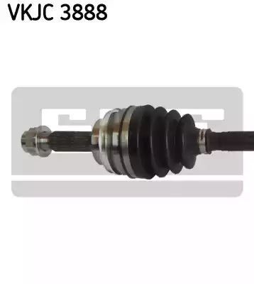 PÓŁOŚ TOYOTA YARIS 1,0 LE 99- 652MM SKF VKJC3888