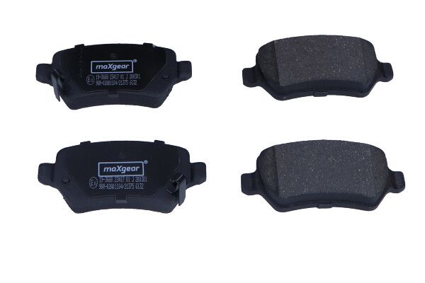 KLOCKI HAMULCOWE TYŁ KIA CEED PRO CEED 12- MaXgear 19-3668