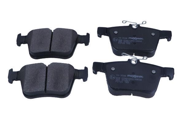 KLOCKI HAMULCOWE TYŁ VW GOLF 7 4MOTION/A3 QUATTRO 12- MaXgear 19-3598