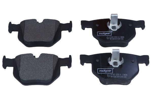 KLOCKI HAMULCOWE TYŁ BMW 5 6 E60 E61 E63 2,0-3,0 03-10 MaXgear 19-3672