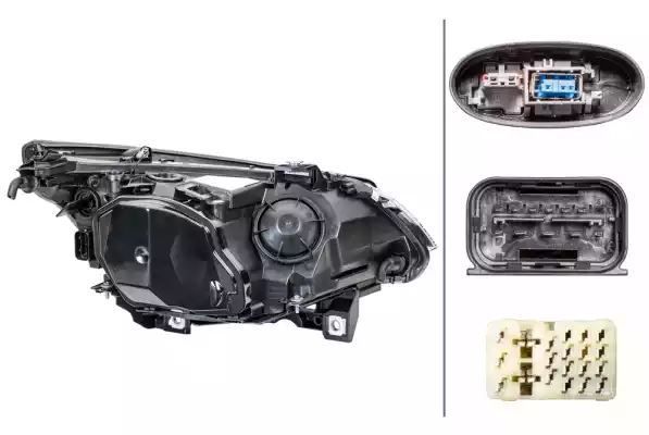 REFLEKTOR BMW 5 07.03-12.10 LE BI-KSENON Hella 1ZS169009111