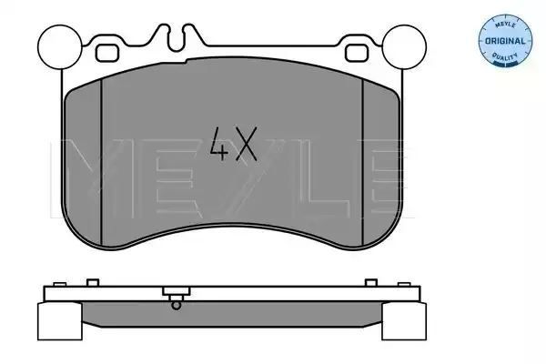 KLOCKI HAMULCOWE PRZÓD MERCEDES C218 W212 W221 C216 4,7 11- MEYLE 252521917