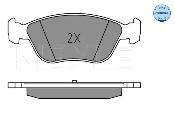 KLOCKI HAMULCOWE PRZÓD VOLVO C70 S70 V70 2,0-2,4 95-05 MEYLE 252149219