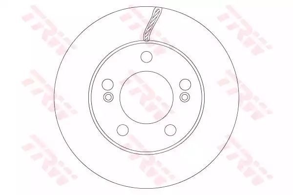 TARCZA HAM. SSANGYONG P. REXTON/RODIUS 2,0-2,7 XDI 12- TRW DF6888