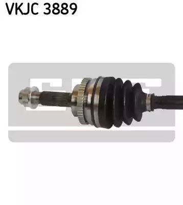 PÓŁOŚ TOYOTA YARIS 1,0/1,4D-4D LE 99- 652MM SKF VKJC3889