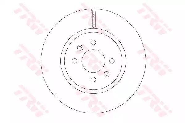 TARCZA HAM. KIA P. RIO 1,0-1,4 17- TRW DF6842