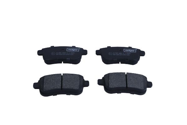 KLOCKI HAMULCOWE TYŁ RENAULT GRAND SCENIC 09- 2,0DCI/FLUENCE 10- 1,5DCI-2,0B 2,0DCI HAM. ELEK. MaXgear 19-3365