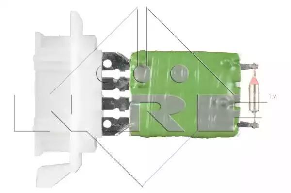 REZYSTOR DMUCHAWY OPEL CORSA NRF 342031