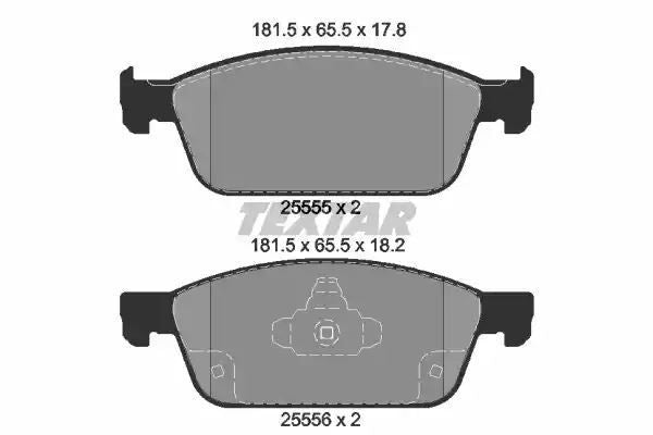 KLOCKI HAM. FORD P. FOCUS/KUGA/TOURNEO/TRANSIT 13- Textar 2555501