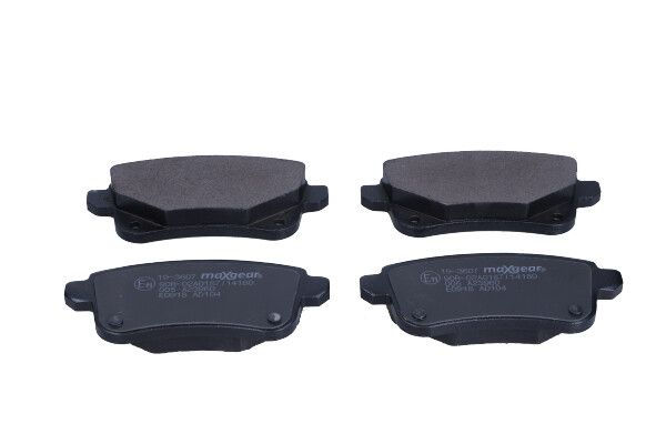 KLOCKI HAMULCOWE TYŁ RENAULT GRAND SCENIC 13- MaXgear 19-3607