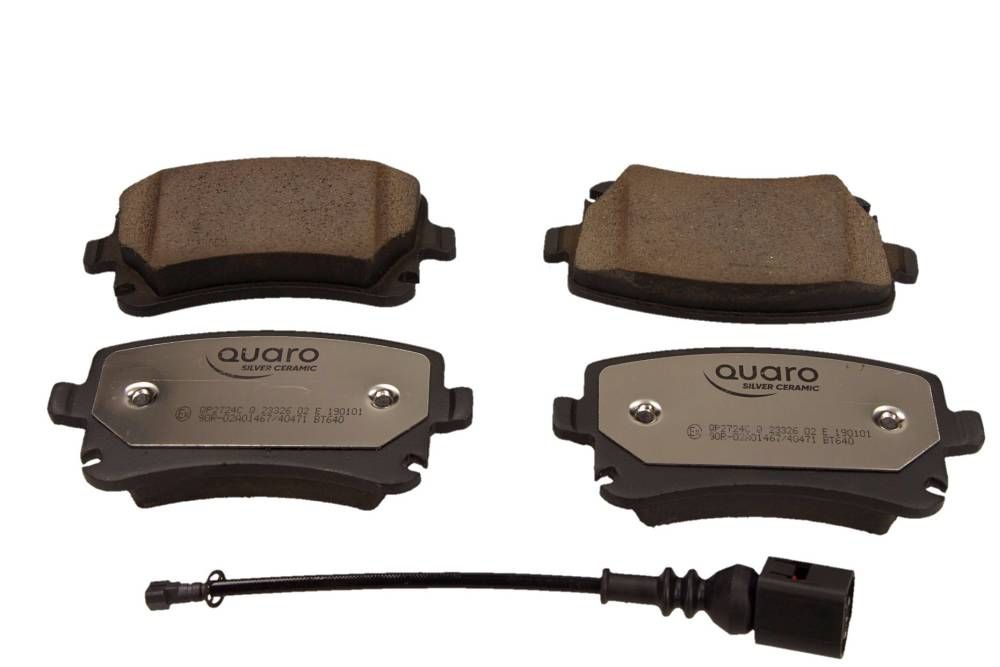 KLOCKI HAM. VW T. A4/A6/A8/T5 Z CZUJNIKIEM QUARO SILVER CERAMIC QUARO QP2724C