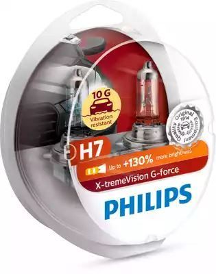 ŻARÓWKA H7 12V/55W PX26D G-FORCE 3500K 2SZT Philips 12972XVGS2