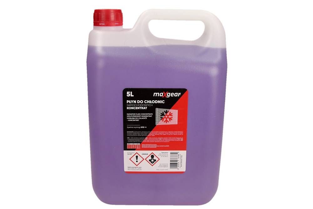 PŁYN DO CHŁODNIC 5L KONC. (FIOLETOWY) G12++ NA DODATKACH BASF MaXgear 36-0171