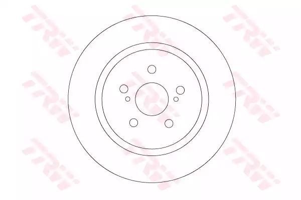 TARCZA HAM. LEXUS P. CT 1,8 10- TRW DF6920
