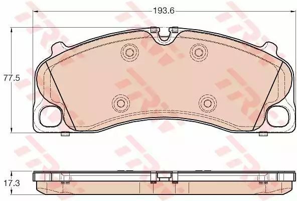 KLOCKI HAM. PORSCHE P. 911/BOXSTER/CAYMAN 2,7-3,8 12- TRW GDB1952