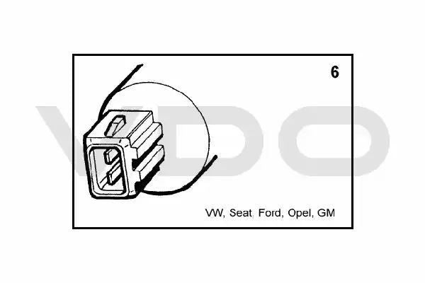 POMPKA SPRYSKIWACZA OPEL CORSA, VECTRA, ZAFIRA, VW GOLF, PASSAT, TRANSPORTER, VENTO 08.88-12.08 VDO 246082008021Z