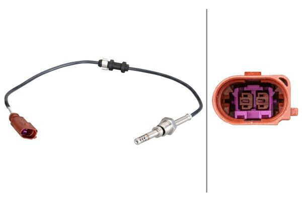 CZUJNIK TEMP. SPALIN VW PASSAT 1,9TDI 05- Hella 6PT010376161