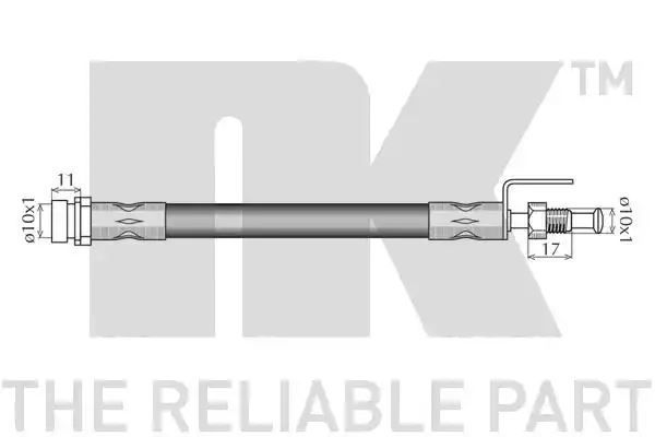 PRZEWÓD HAM. ELAST. FORD P. TRANSIT 2,2-3,2 TDCI 06-13 LE/PR NK Autoparts 8525175