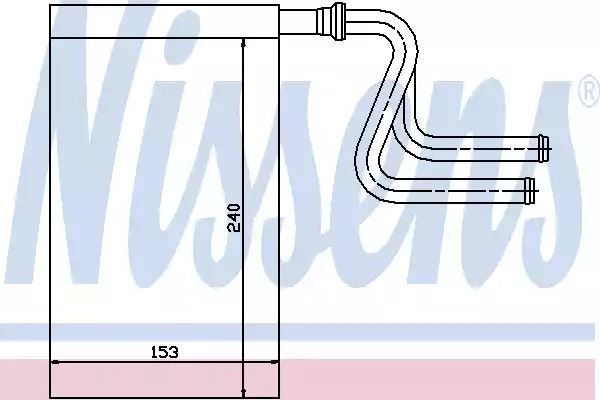 NAGRZEWNICA FORD MONDEO I (FD) (92-) Nissens 71745
