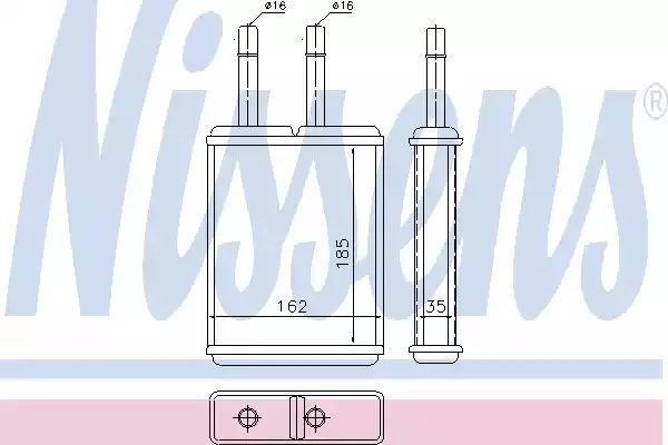 NAGRZEWNICA MAZDA 626 IV (GE) (91-), MAZDA MX 6 (GE) (91-), MAZDA XEDOS 6 (CA) (93-) Nissens 71957