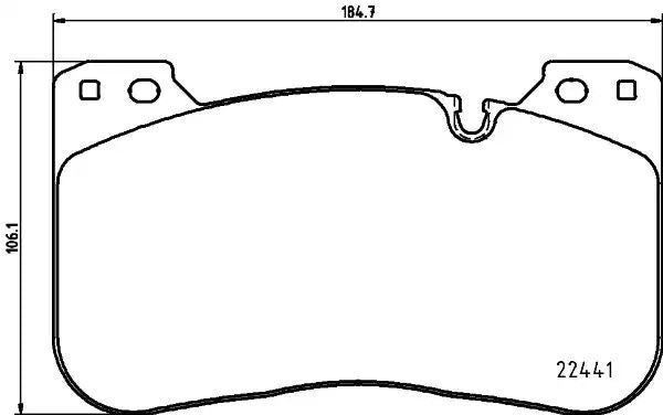 KLOCKI HAM. BMW P. 3/4/5/8/X5/X6 3,0-4,4 17- Textar 2244101