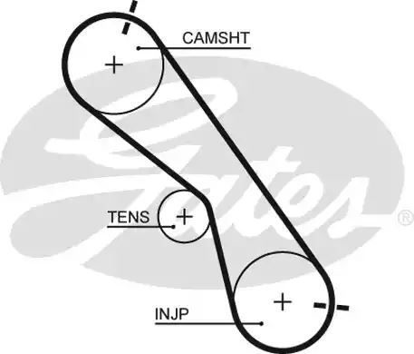 PASEK ROZRZĄDU TOYOTA 2,5/3,0D Gates 5560XS
