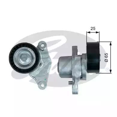 NAPINACZ PASKA WIELOROWK. CITROEN 1,6HDI Gates T39377