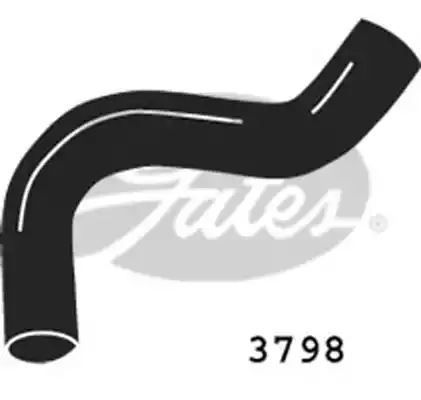 PRZEWÓD CHŁODNICY FORD TRANSIT 80 2.0 , FORD TRANSIT 100 2.0 , FORD TRANSIT 120 2.0 , FORD TRANSIT 130 2.4 , FORD TRANSIT 150 2.0 , FOR Gates 3798