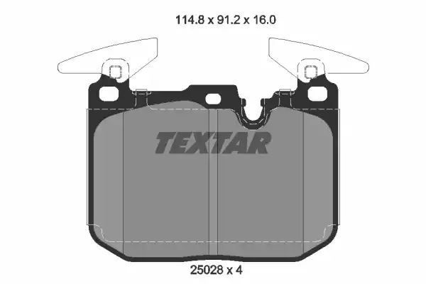 KLOCKI HAM. BMW P. 1/2/X1/X2/I8 1,5-2,0 15- Textar 2502807