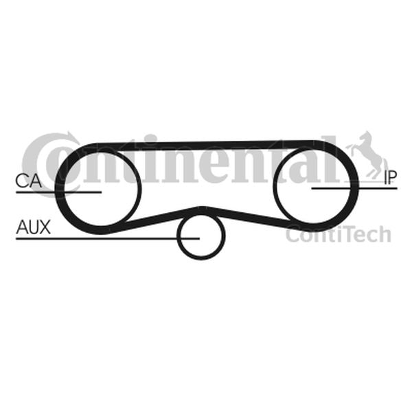 Pasek pompy wtryskowej VW 1,3 1,4D POLO 86-94 71Z ContiTech CT547