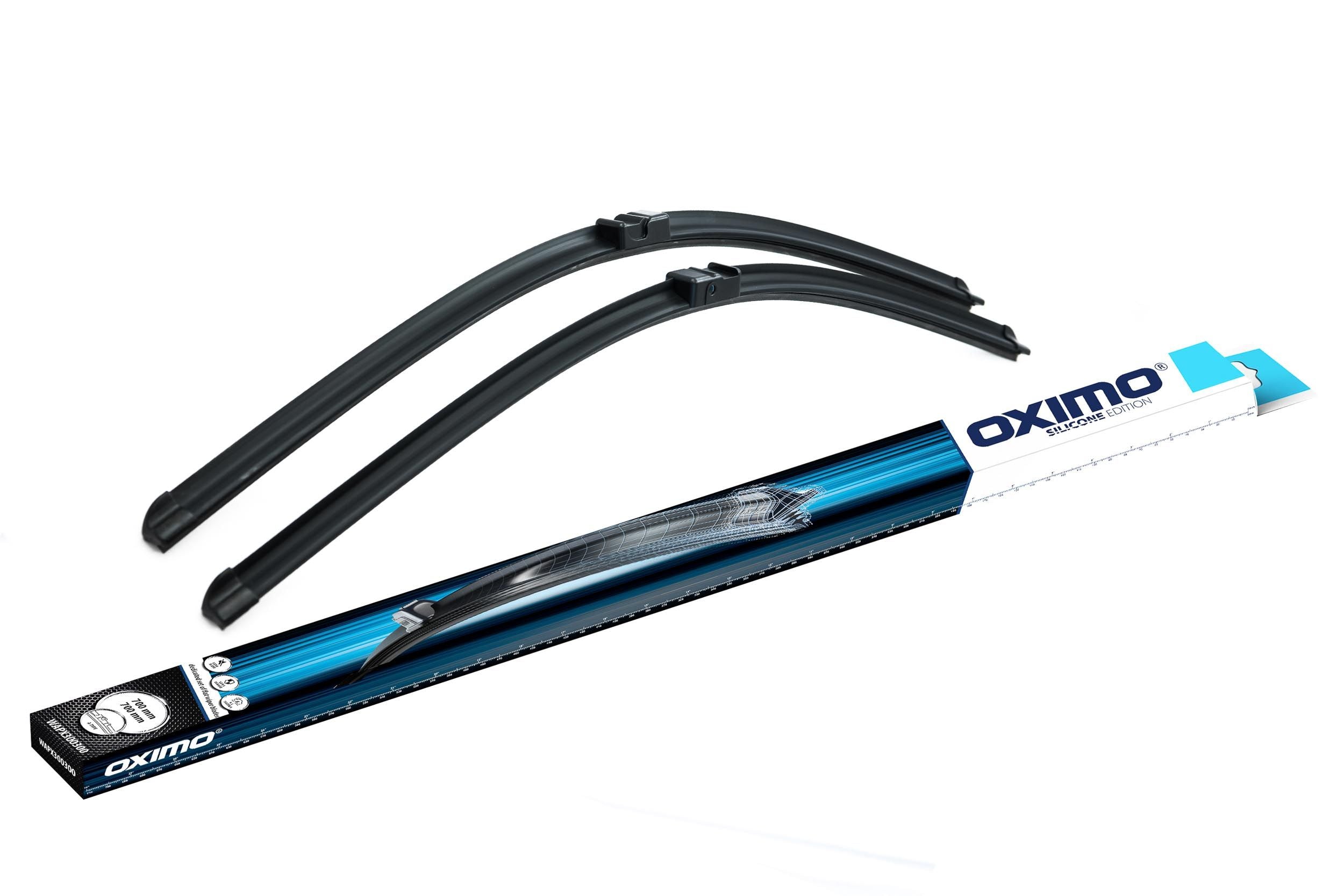 KOMPLET WYCIERACZEK DEDYKOWANYCH PRZÓD Oximo WAPX300300