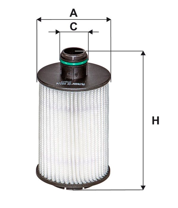 FILTR OLEJU Filtron OE682/4