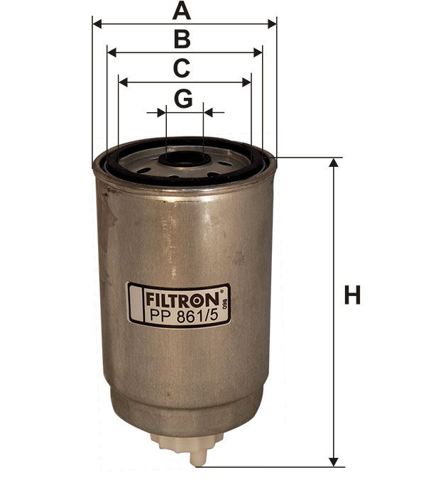 FILTR PALIWA Filtron PP861/5