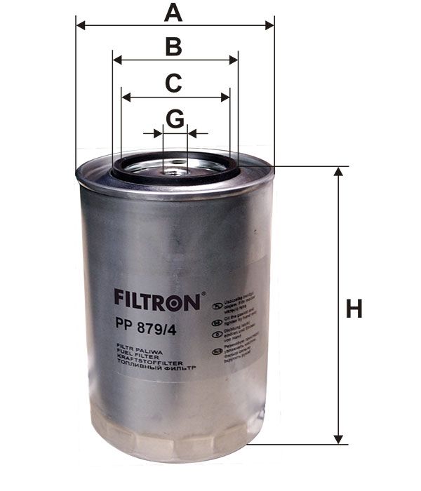 FILTR PALIWA Filtron PP879/4