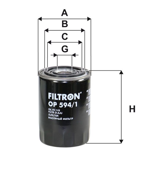 FILTR OLEJU Filtron OP594