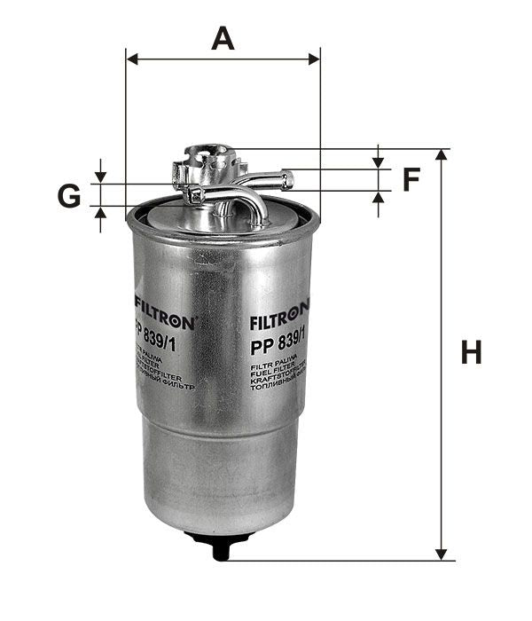 FILTR PALIWA Filtron PP839