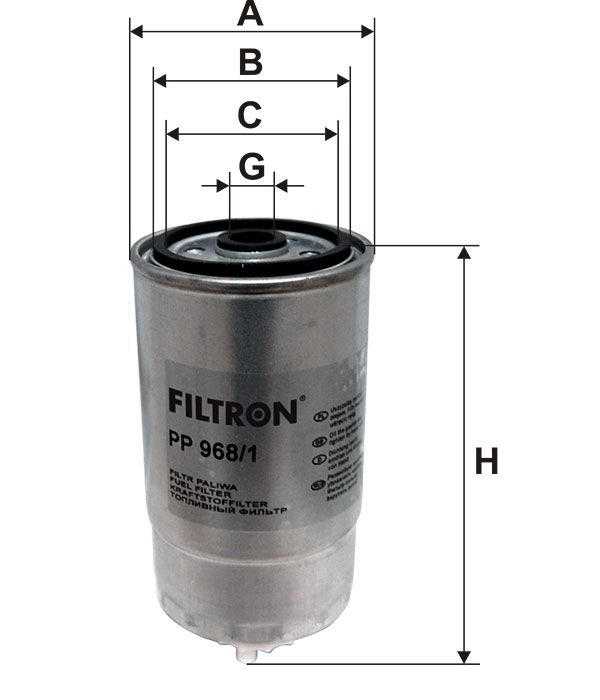 FILTR PALIWA Filtron PP968/1